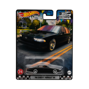 1:64 1969 Chevrolet Impala SS Black Hot Wheels Premium