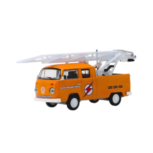 1:64 1972 VOLKSWAGEN TYPE 2 DOUBLE CAB PICK-UP LADER TRUCK ORANGE