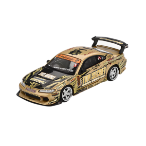 1:64 NISSAN SILVIA S15 TOP SECRET D1GP GOLD MINIGT