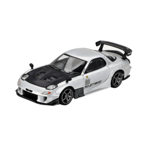 1:64 MAZDA RX-7 RE-AMEMIYA SILVER METALLIC MINI GT